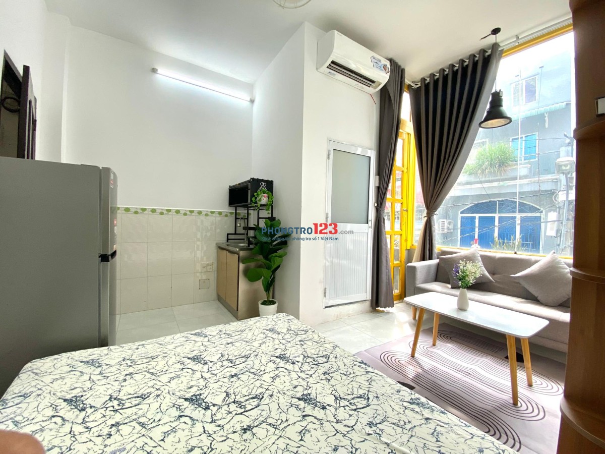 Cho thuê căn hộ studio full nội thất quận 8, gần trung tâm thương mại PARC MALL
