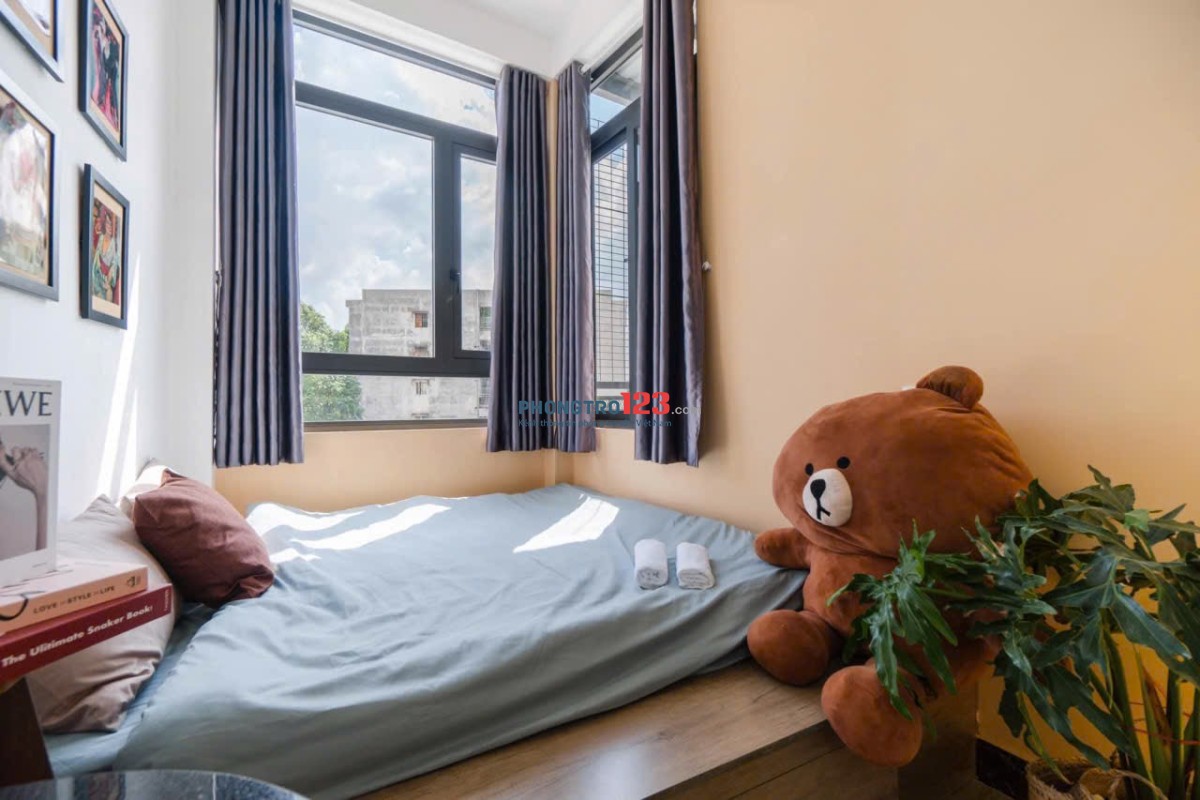 Phòng Trọ Siêu Thoáng view kính, Full nội thất Bình Thạnh gần Ngã tư hàng xanh GTGT Ngoại Thương