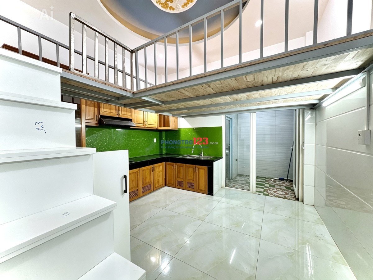 Giảm 500k, CHDV trệt gần ngã tư 4 xã, giếng trời, Tô Hiệu, Hoà Bình, Lũy Bán Bích