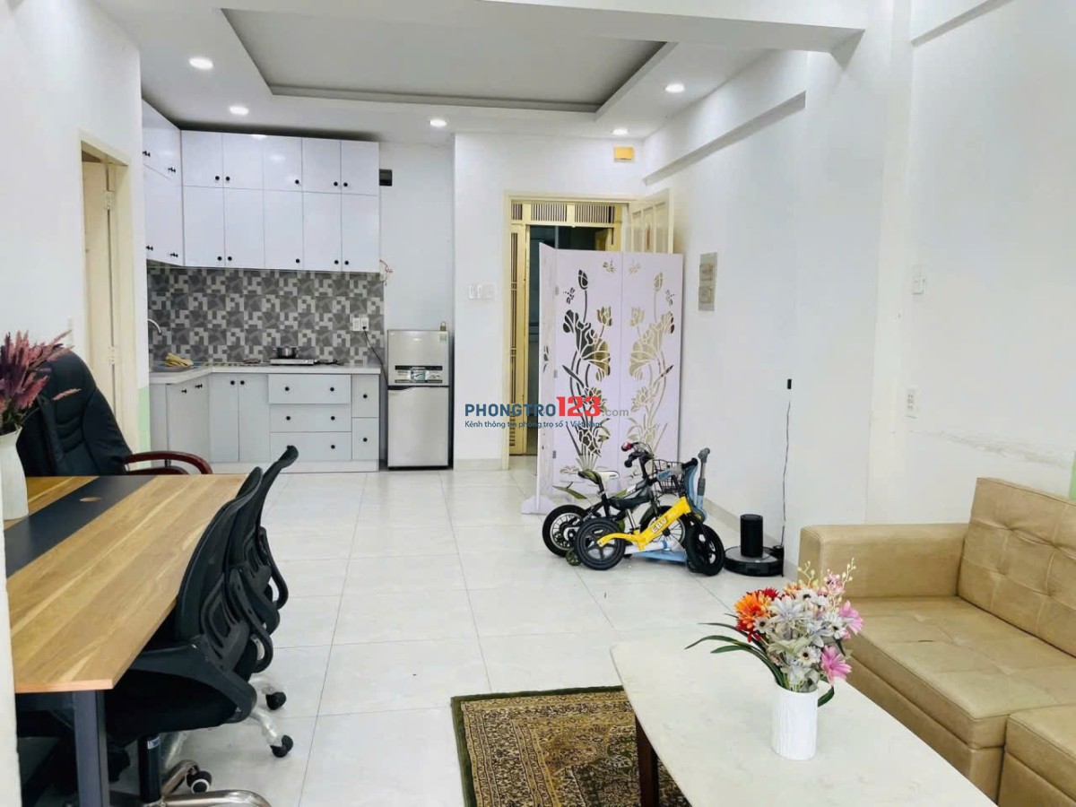 C/c Trần Quốc Thảo - Quận 3 căn 2p ngủ, 76m2, giá 11.5tr/th