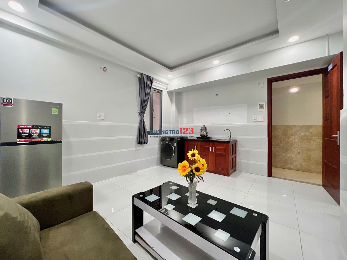 CĂN HỘ 30m2 1PN + PHÒNG KHÁCH RIÊNG FULL NỘI THẤT, HUỲNH TẤN PHÁT, Q7