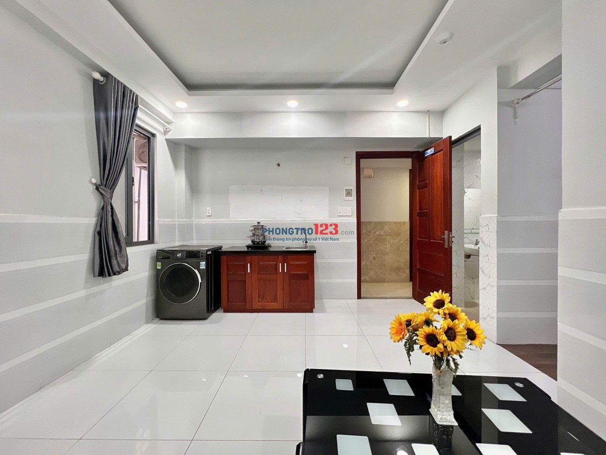 CĂN HỘ 30m2 1PN + PHÒNG KHÁCH RIÊNG FULL NỘI THẤT, HUỲNH TẤN PHÁT, Q7