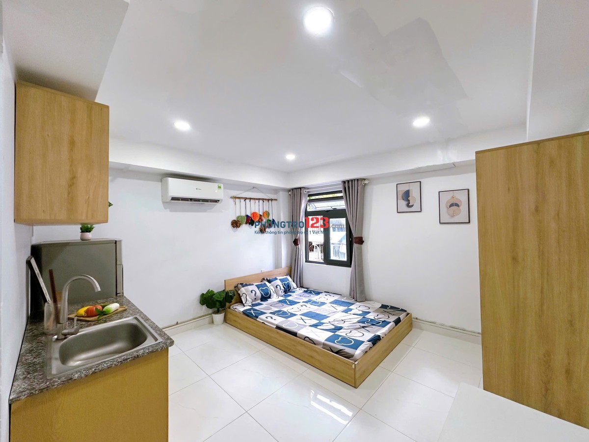 CHÍNH CHỦ CHO THUÊ STUDIO 25m2 FULL NỘI THẤT RA TRUNG TÂM CHỈ 10P