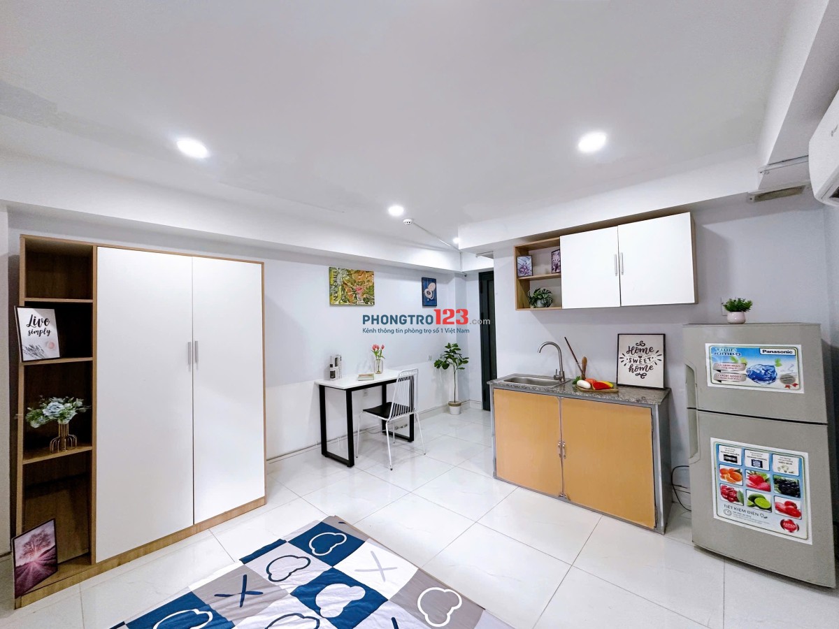 CHÍNH CHỦ CHO THUÊ STUDIO 25m2 FULL NỘI THẤT RA TRUNG TÂM CHỈ 10P