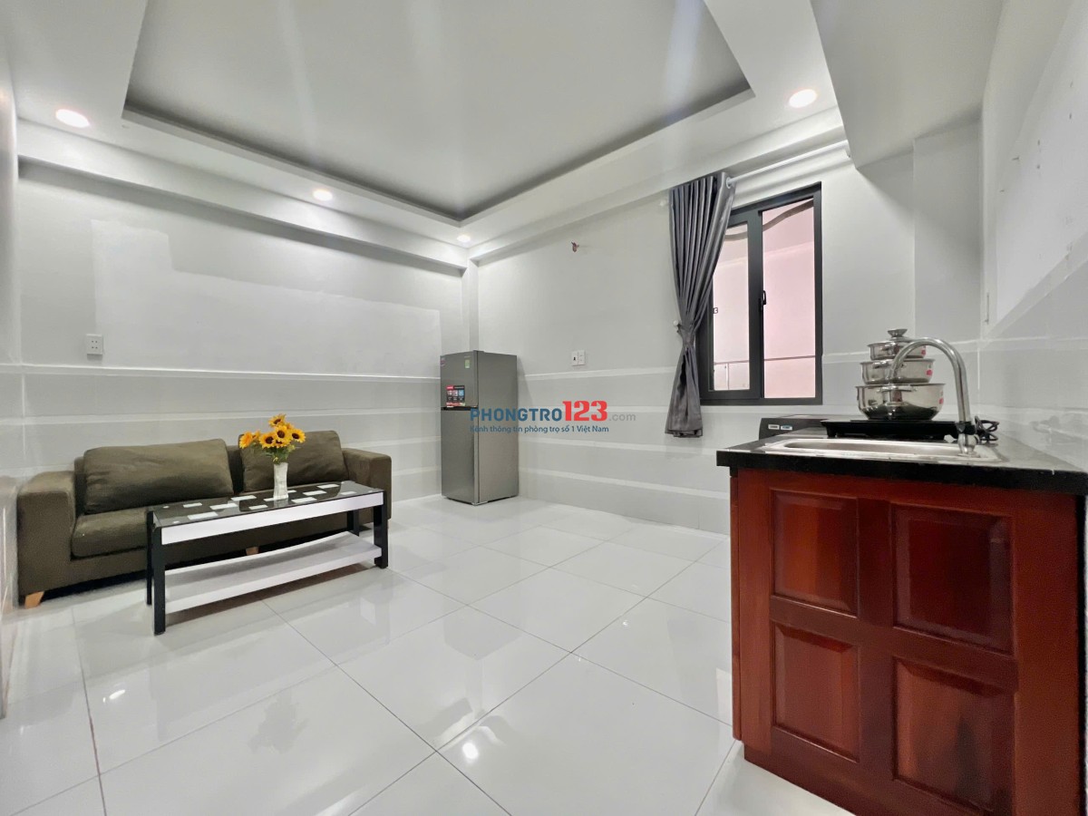 CĂN HỘ 30m2 1PN + PHÒNG KHÁCH RIÊNG FULL NỘI THẤT, HUỲNH TẤN PHÁT, Q7