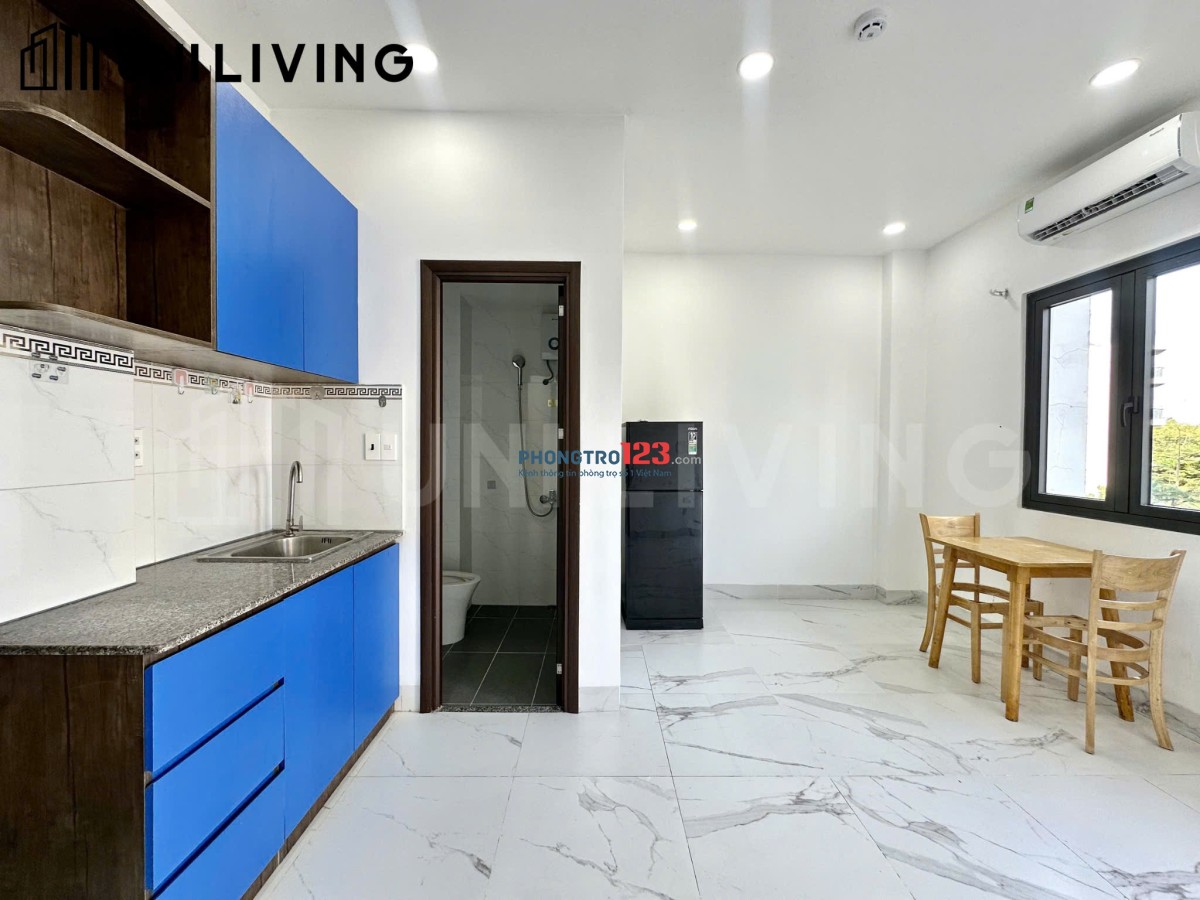 Cho thuê phòng chdv 1 phòng ngủ và studio full nội thất có ban công tại Quận 2, Thuận tiện đi Q7