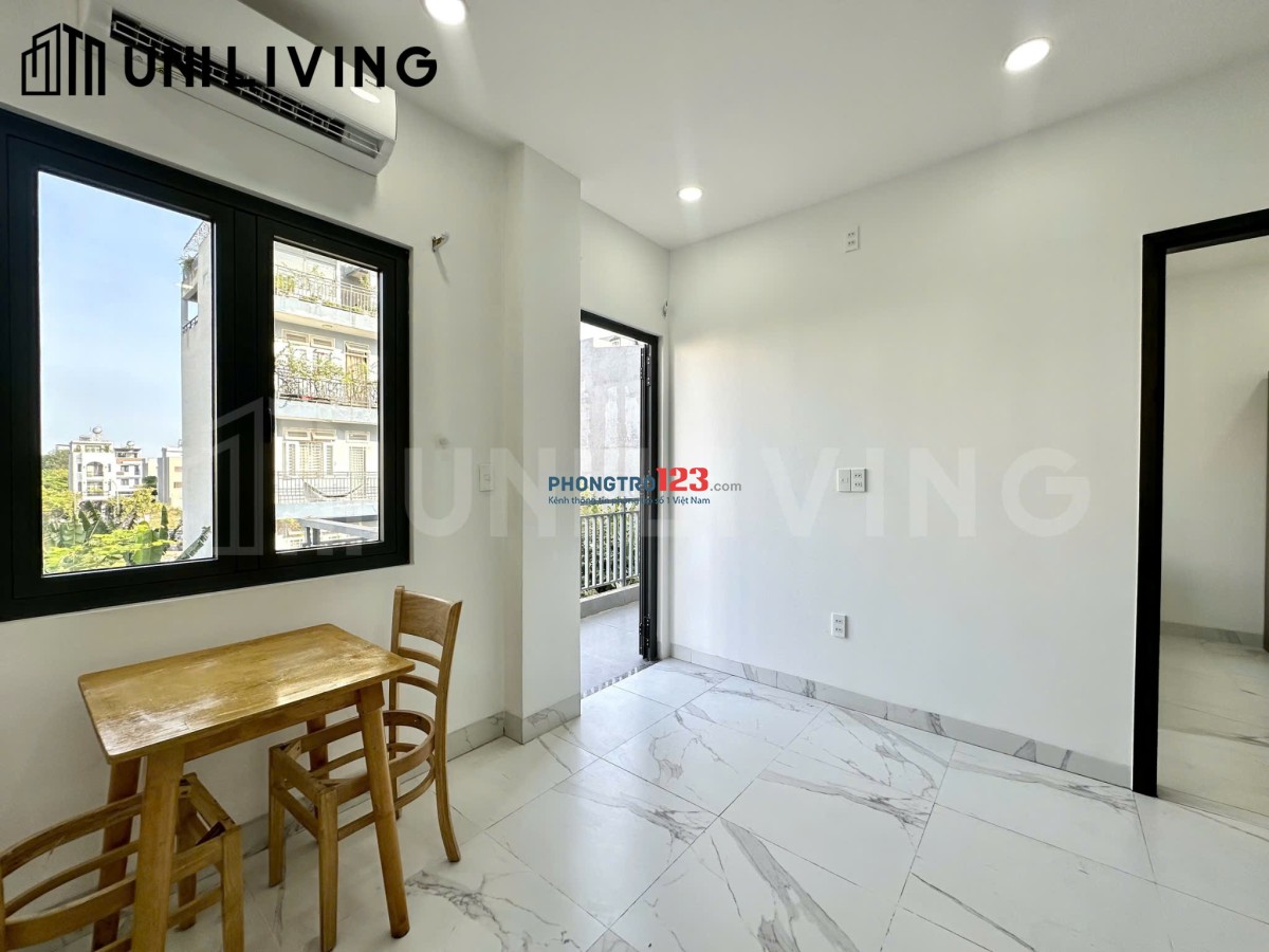 Cho thuê phòng chdv 1 phòng ngủ và studio full nội thất có ban công tại Quận 2, Thuận tiện đi Q7