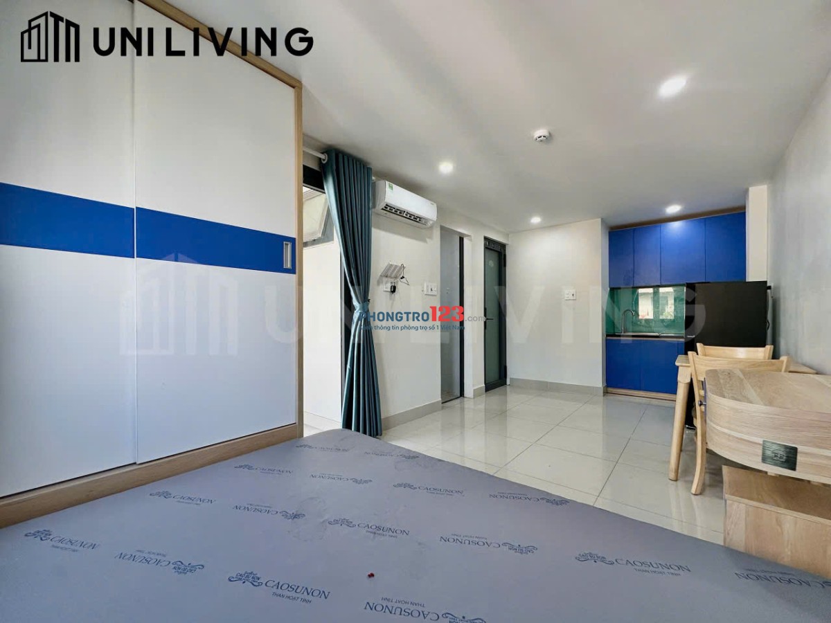 Cho thuê phòng chdv 1 phòng ngủ và studio full nội thất có ban công tại Quận 2, Thuận tiện đi Q7