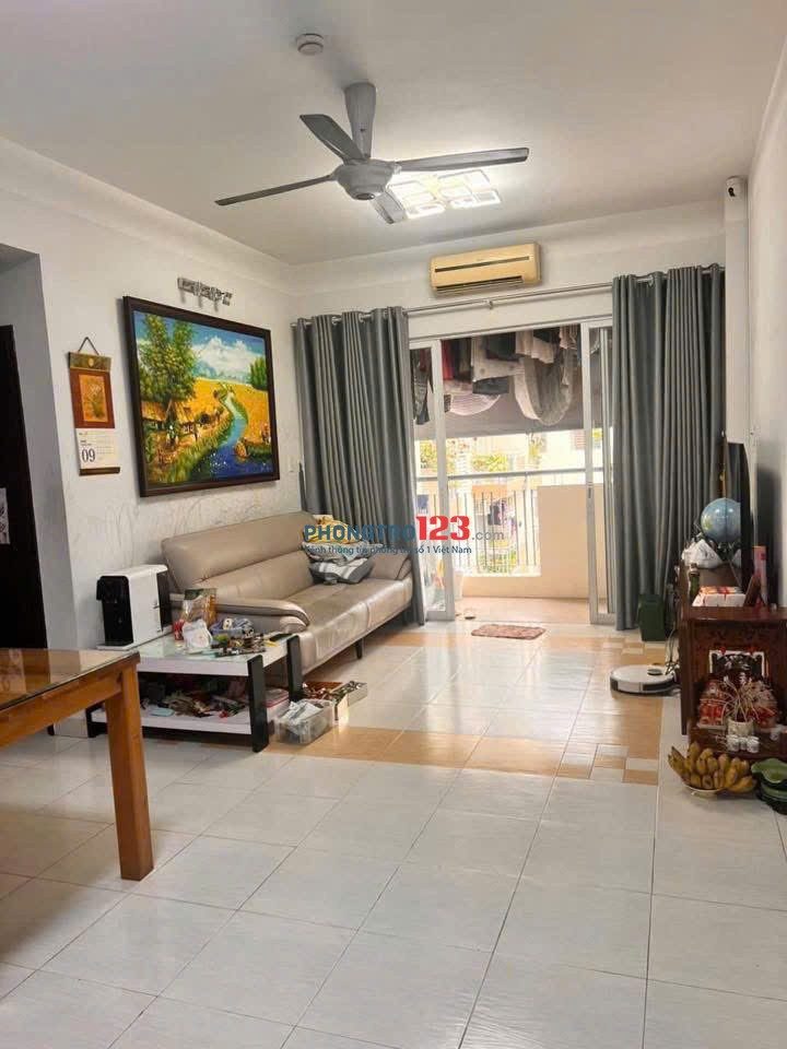 Chung cư Đường Sắt, CMT8, Q3: 2p ngủ, 85m2, 11tr/th, ban công