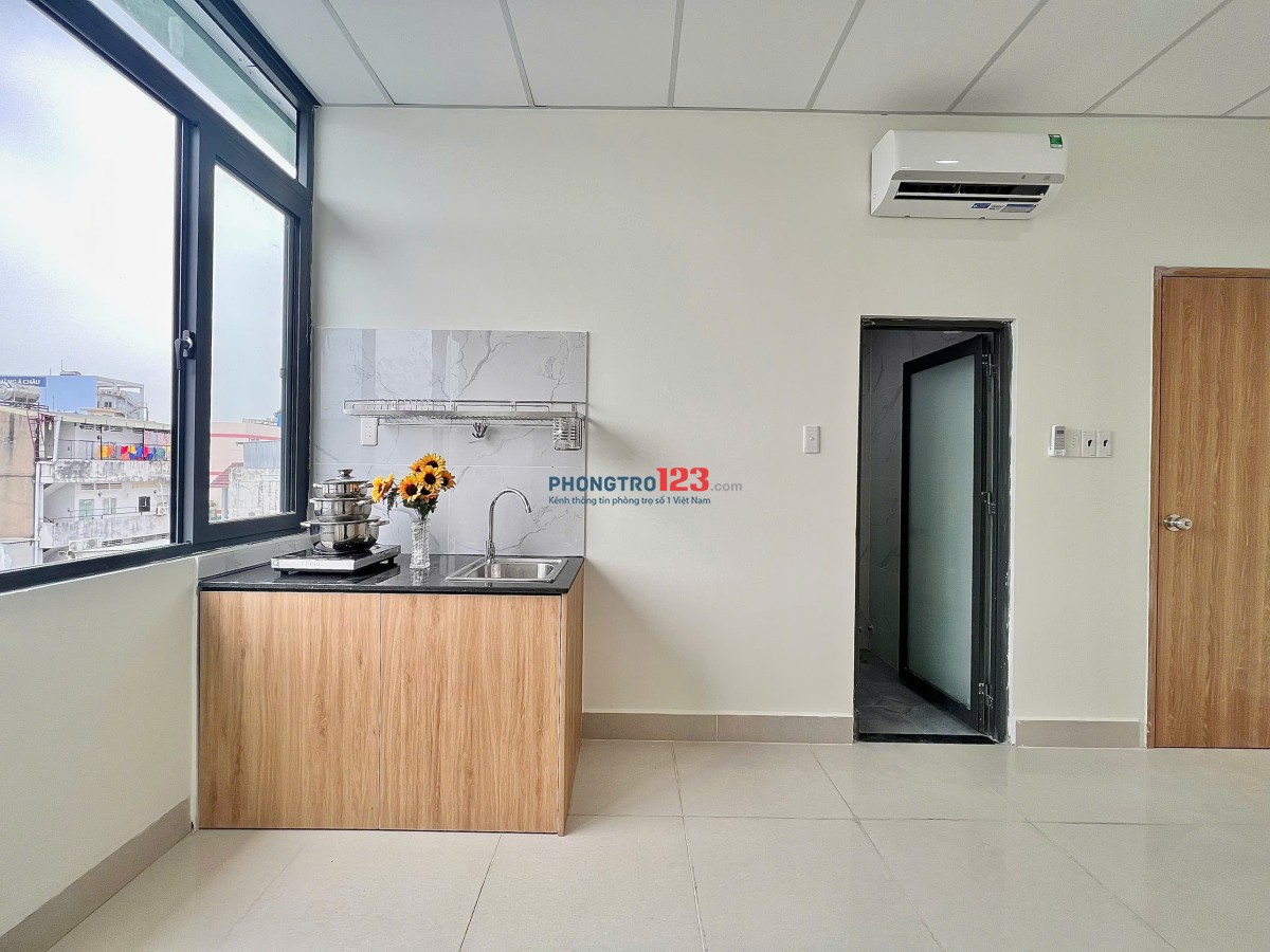 PHÒNG ĐẸP MỚI XÂY GẦN CHỢ BÀ CHIỂU - NGÃ 4 HÀNG XANH
