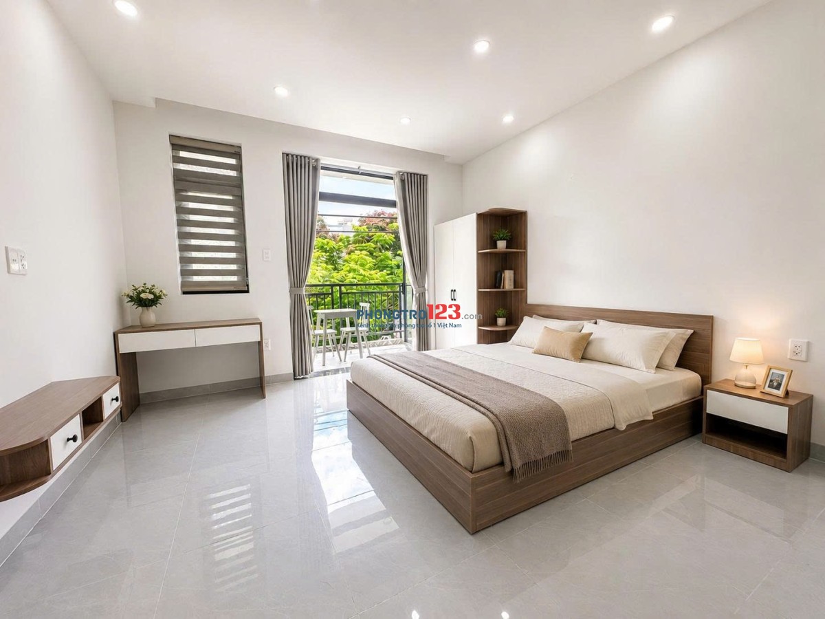 CĂN HỘ STUDIO BAN CÔNG XANH – FULL NỘI THẤT – Bình Thạnh