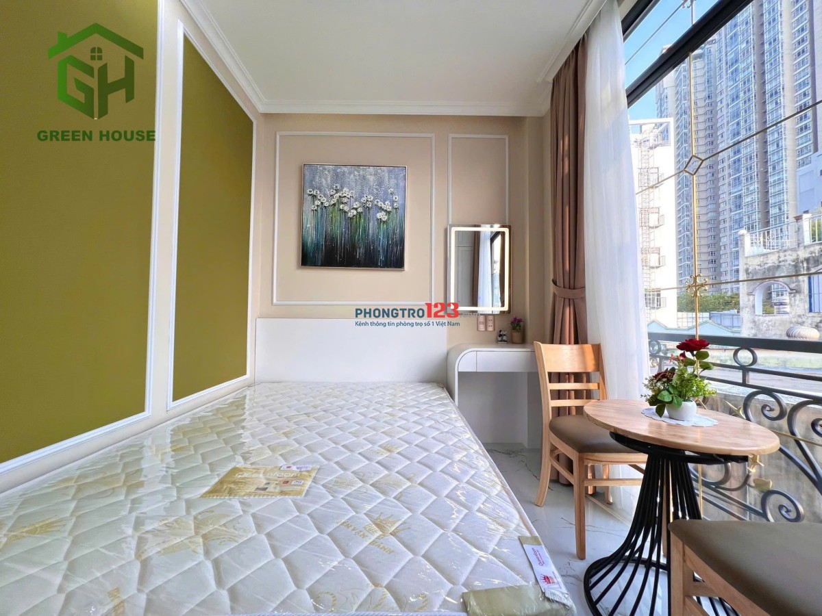 CHO THUÊ CĂN HỘ CỬA SỔ LỚN SÁT QUẬN 1, NGUYỄN HỮU CẢNH, QUẬN BÌNH THẠNH