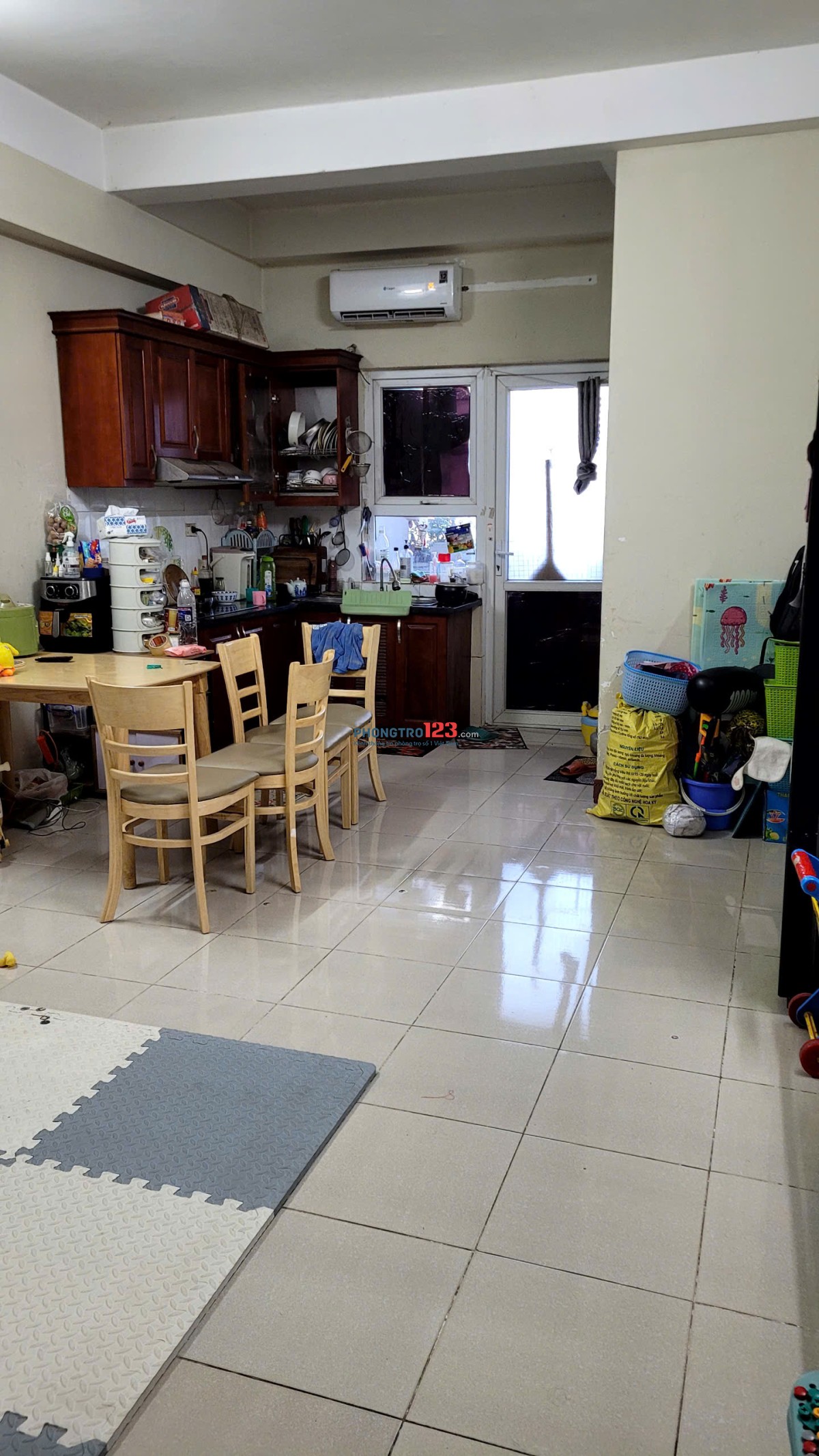 Cho thuê căn hộ 1 ngủ 55m2 giá tốt Khu đô thị Xa la Hà Đông full đồ, sẽ sơn lại trước khi bàn giao