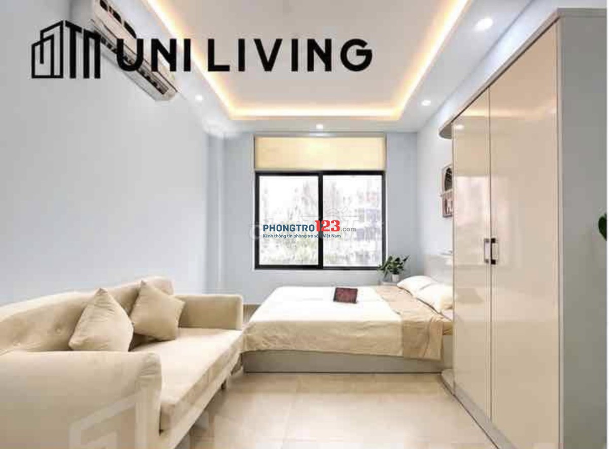 Cho Thuê Phòng Cửa Sổ Lớn, Nội thất mới, Bình Thạnh gần chợ Bà Chiểu, Văn Lang, tiện đi Quận 1