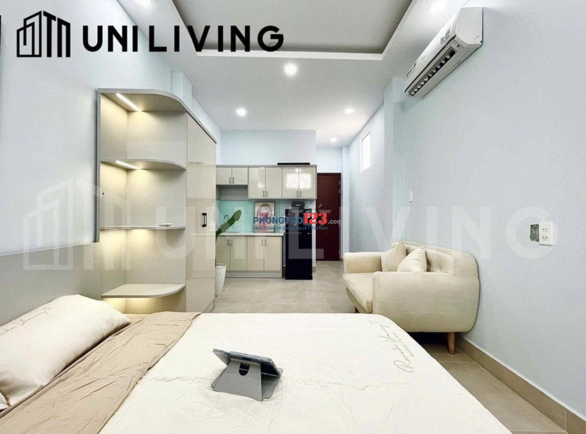 Cho Thuê Phòng Cửa Sổ Lớn, Nội thất mới, Bình Thạnh gần chợ Bà Chiểu, Văn Lang, tiện đi Quận 1