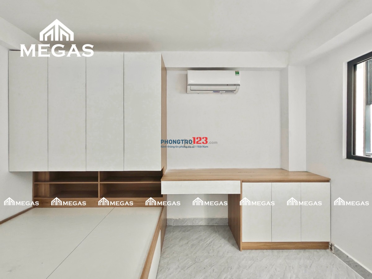 Khai Trương tòa nhà mới 100%, Phòng gác ban công và Studio giá rẻ có Full NT, MGR gần KCX Tân Thuận