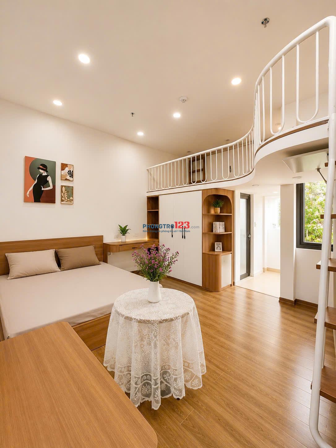 Studio Full Nội Thất Ngõ Quỳnh – Gần Bách Khoa, Tự Do Giờ Giấc, Có Ban Công