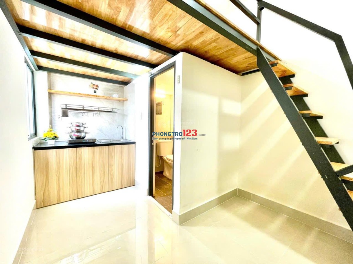 PHÒNG DUPLEX GÁC CAO THOÁNG FULL NỘI THẤT TẠI NGUYỄN THỊ MINH KHAI GẦN CẦU THỊ NGHÈ, THẢO CẦM VIÊN