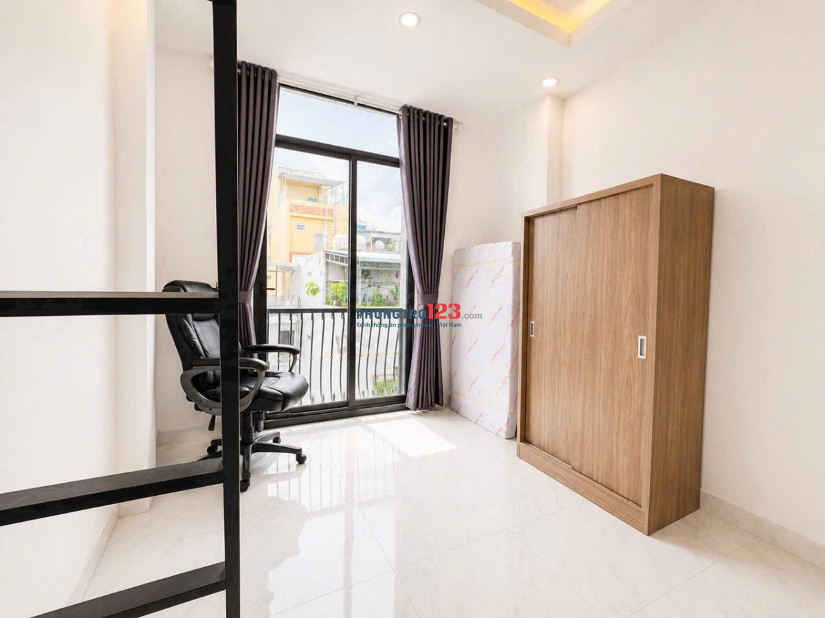 Cho thuê phòng có gác cao, ban công thoáng_Nơ Trang Long, Bình Thạnh gần Văn Lang, Bà Chiểu_giá HSSV