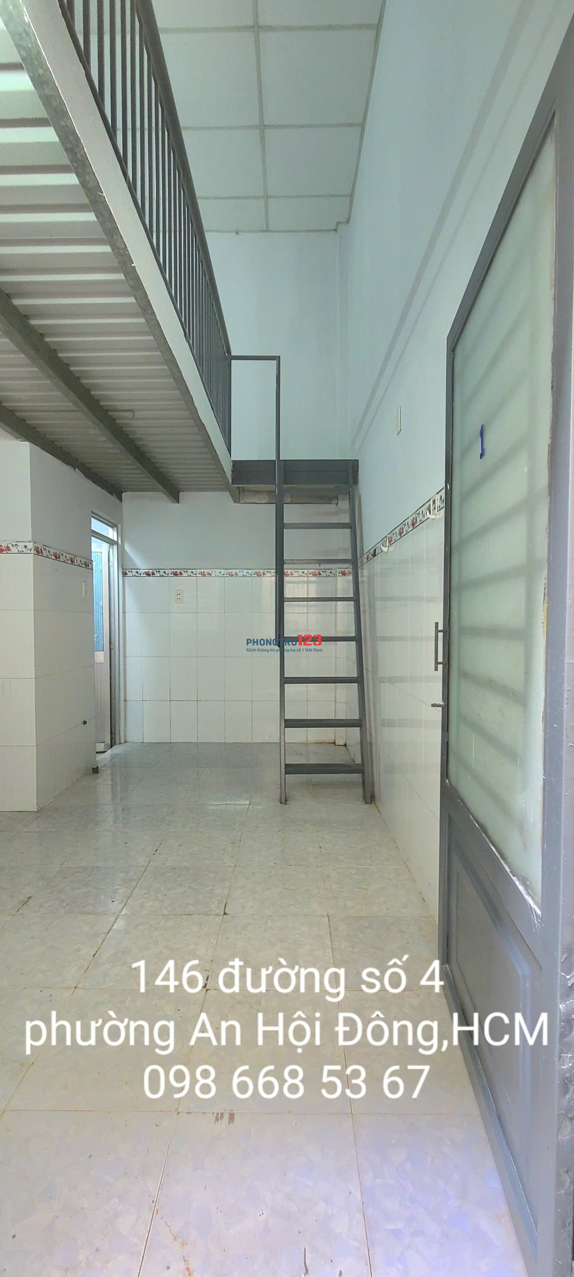 PHÒNG TRỌ GẦN LÊ VĂN THỌ - GÒ VẤP- KHÔNG CHUNG CHỦ -CÓ GÁC LỬNG