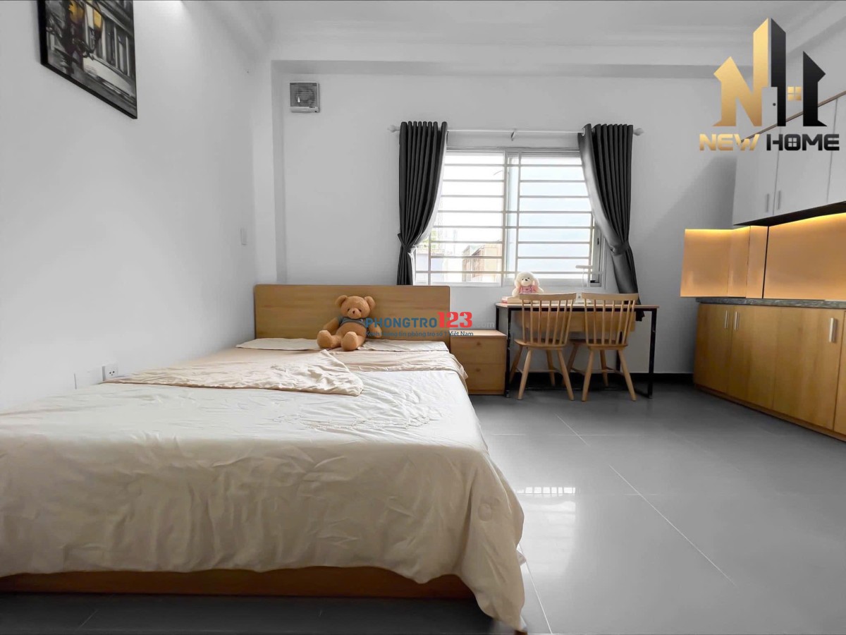 [CHO THUÊ] CĂN HỘ STUDIO FULL NỘI THẤT - MÁY GIẶT RIÊNG - CỬA SỔ LỚN THOÁNG
