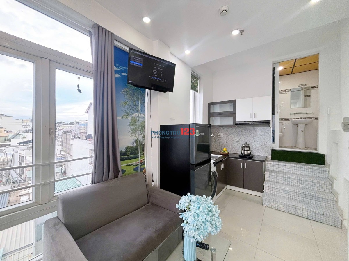 Căn hộ ban công Lê Văn Sỹ gần Trần Quang Diệu 40m2 full tiện nghi giá 7 triệu