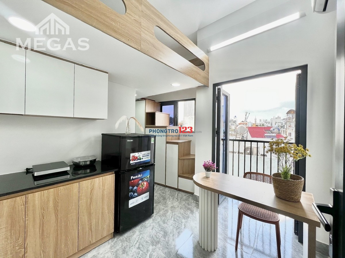 Khai trương Phòng Có Gác Đầy đủ nội thất Thang máy ngay Hoàng Sa Quận 3