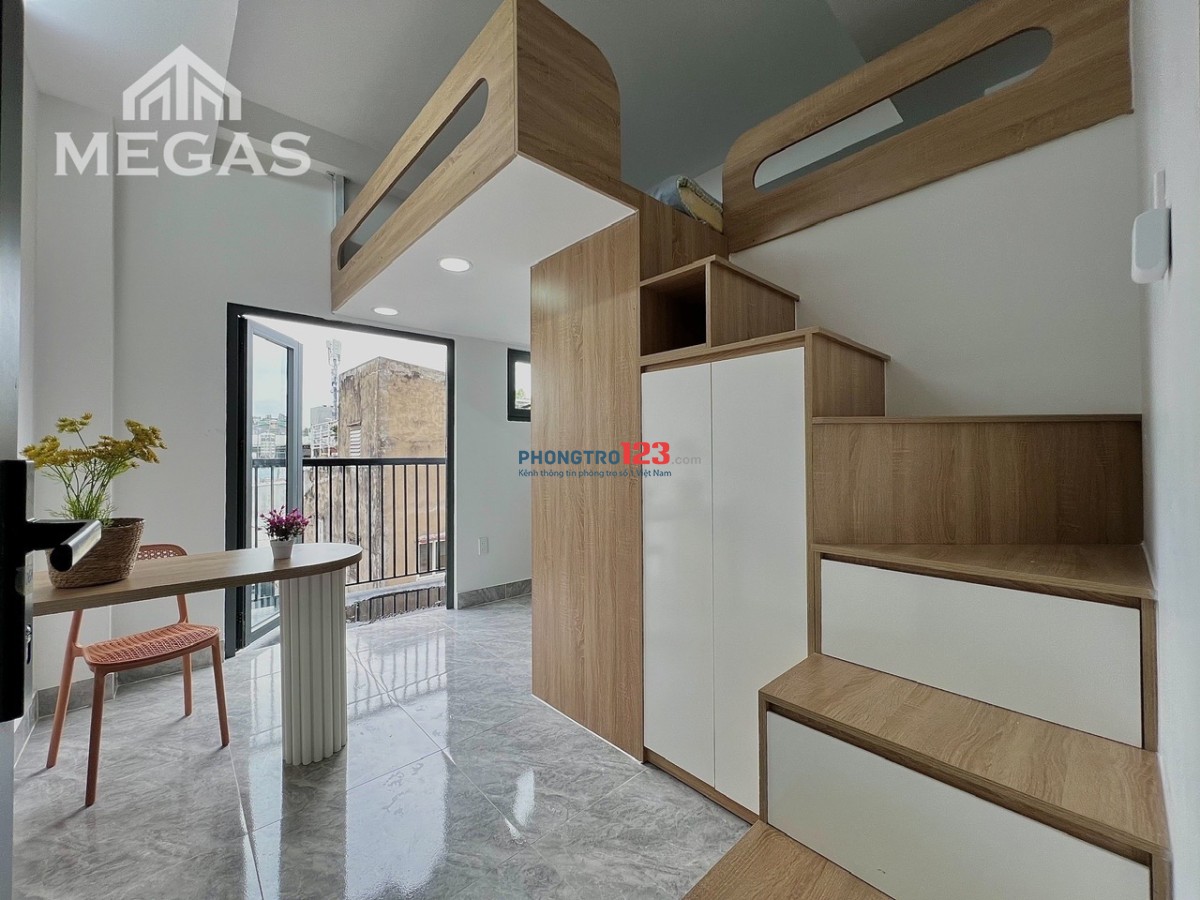 Khai trương Phòng Có Gác Đầy đủ nội thất Thang máy ngay Hoàng Sa Quận 3