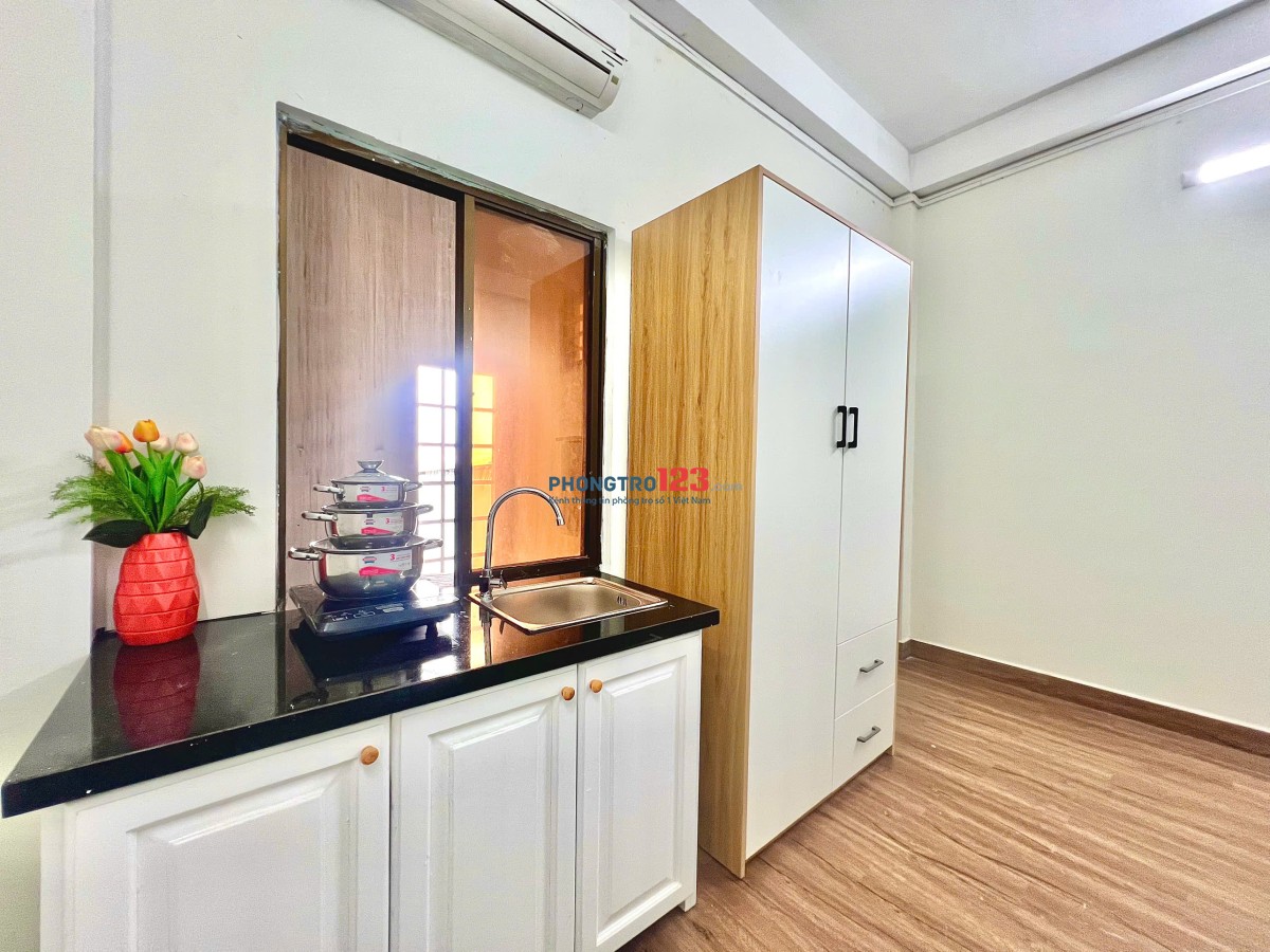 PHÒNG FULL TIỆN NGHI, CỬA SỔ THOÁNG NHẤT CHI MAI TÂN BÌNH 5' ĐI NHÀ GA T3