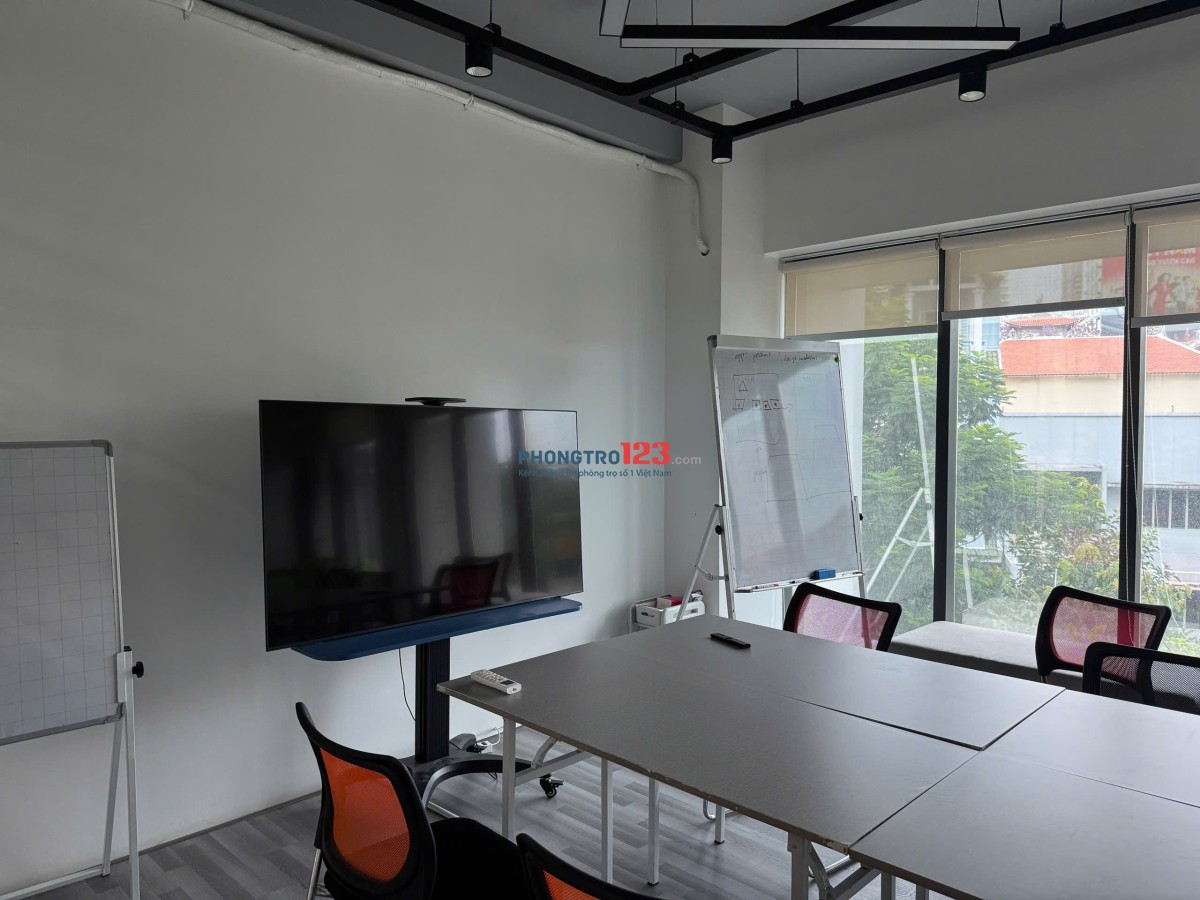 Cho thuê vp đối diện chùa Vĩnh Nghiêm 80m2 giá 30tr/tháng đã gồm nội thất và phí quản lý