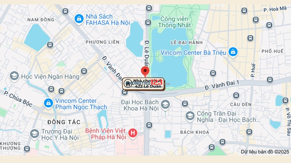 Chính chủ cho thuê nhà riêng Lê Duẩn 80m², 2PN, có sân vườn, 6.5 triệu/tháng