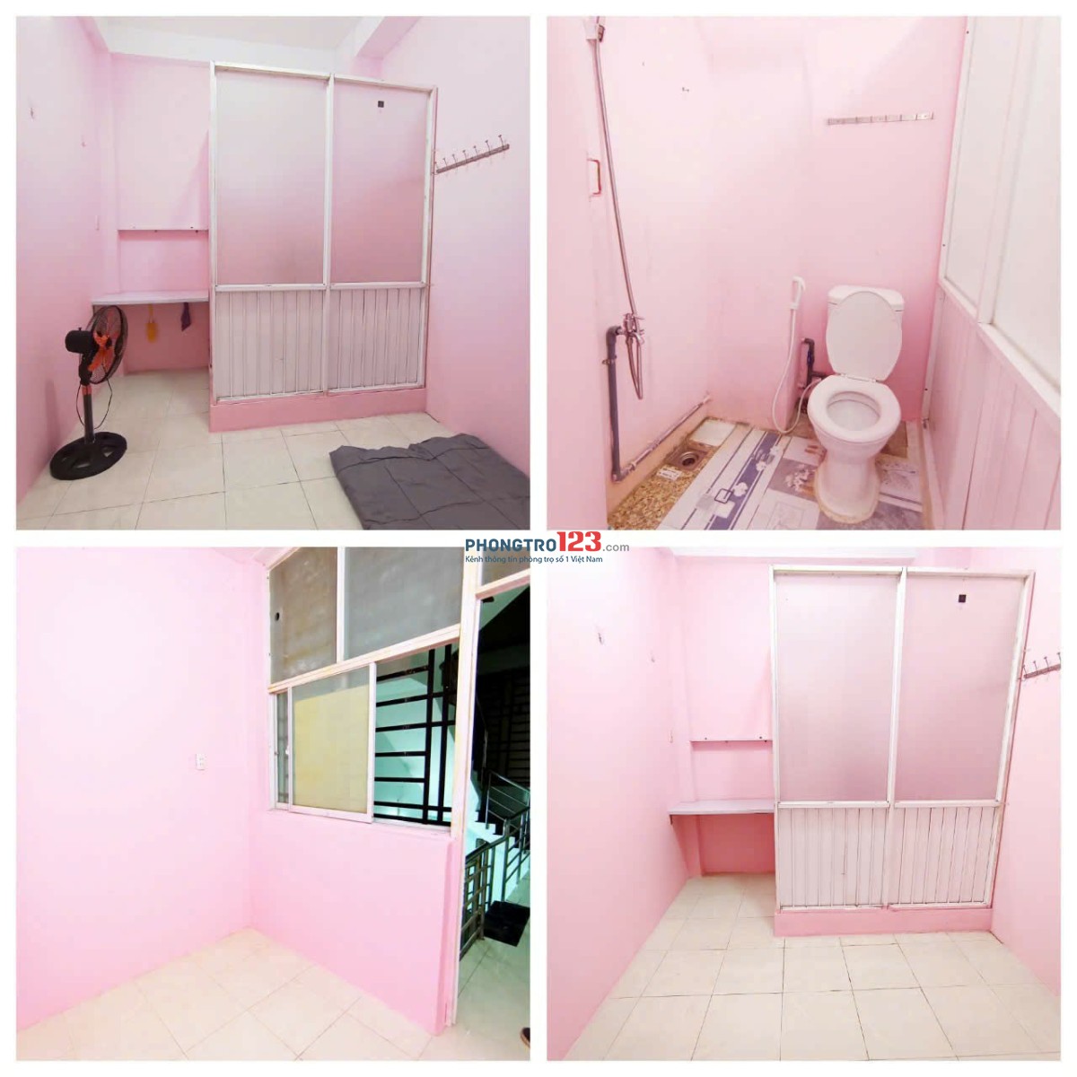 Cho Thuê Phòng Q10.rộng rãi thoải mái.cửa sổ.tolet riêng kệ bếp.2tr9
