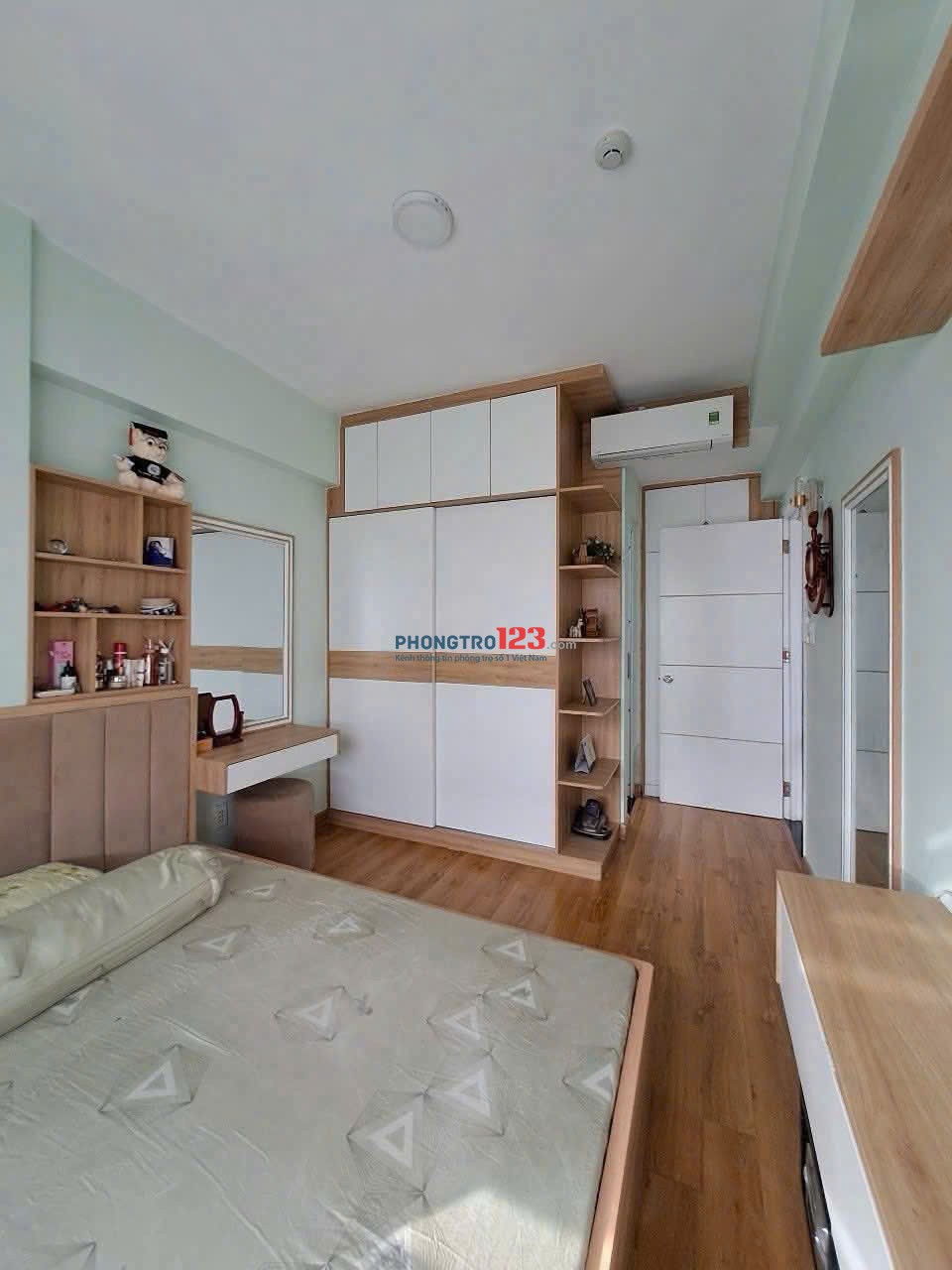 Chung cư Phú Thọ, Nguyễn Thị Nhỏ, Q11: 75m2, 2p ngủ, NTCB, 10,5tr