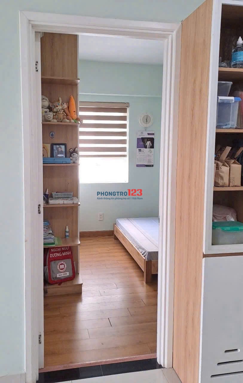 Chung cư Phú Thọ, Nguyễn Thị Nhỏ, Q11: 75m2, 2p ngủ, NTCB, 10,5tr