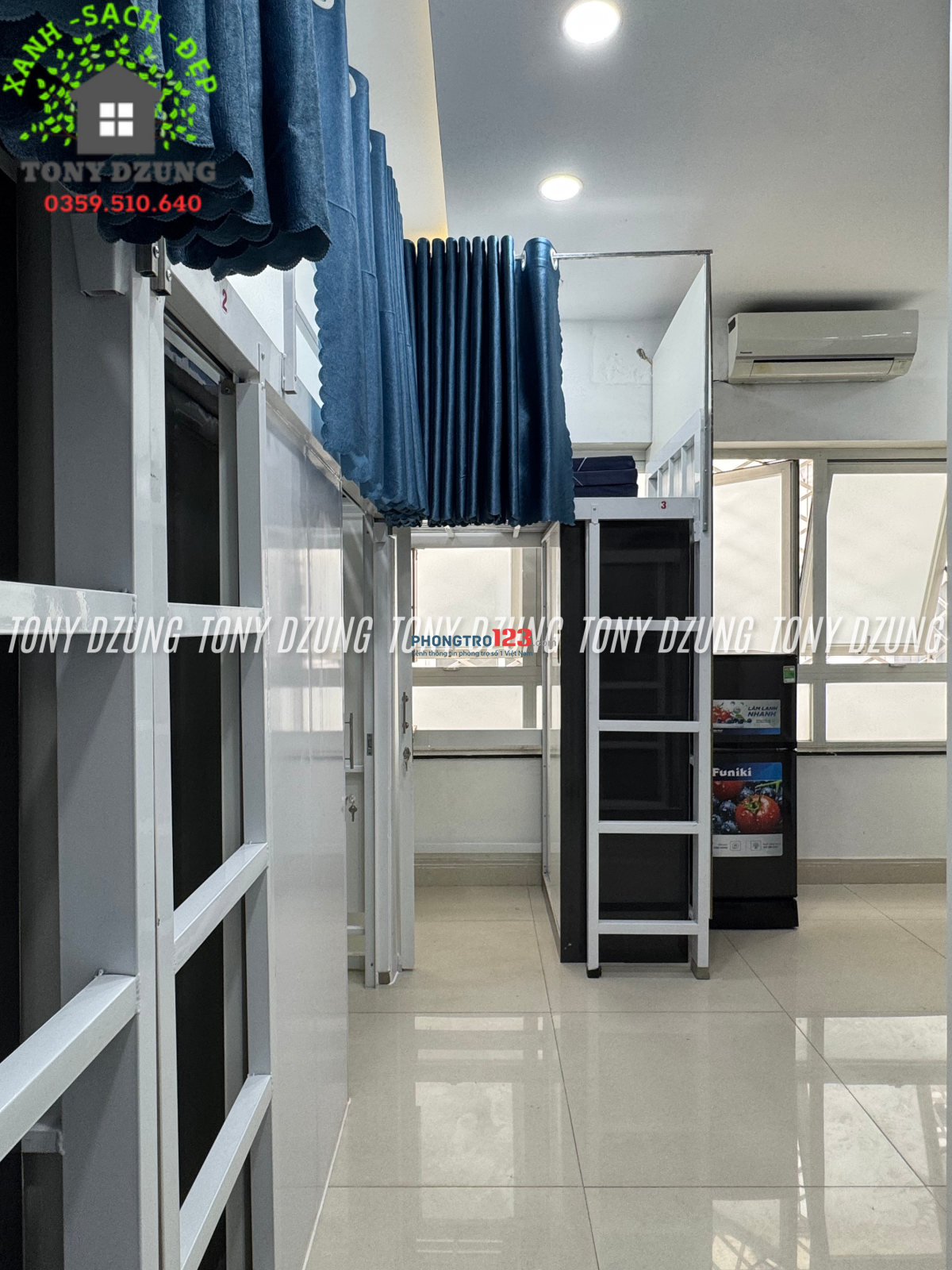 COMPACT MINIDUPLEX XANH - SẠCH - ĐẸP - BAO CHI PHÍ - NGAY VINCOM, EMART PHAN VĂN TRI 200M
