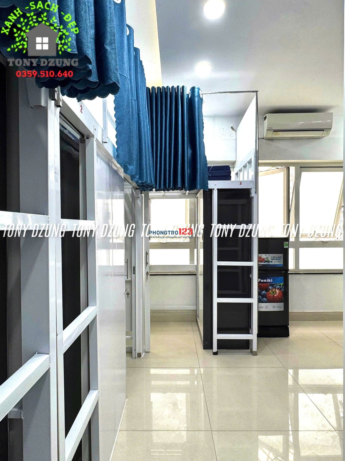 COMPACT MINIDUPLEX XANH - SẠCH - ĐẸP - BAO CHI PHÍ - NGAY VINCOM, EMART PHAN VĂN TRI 200M