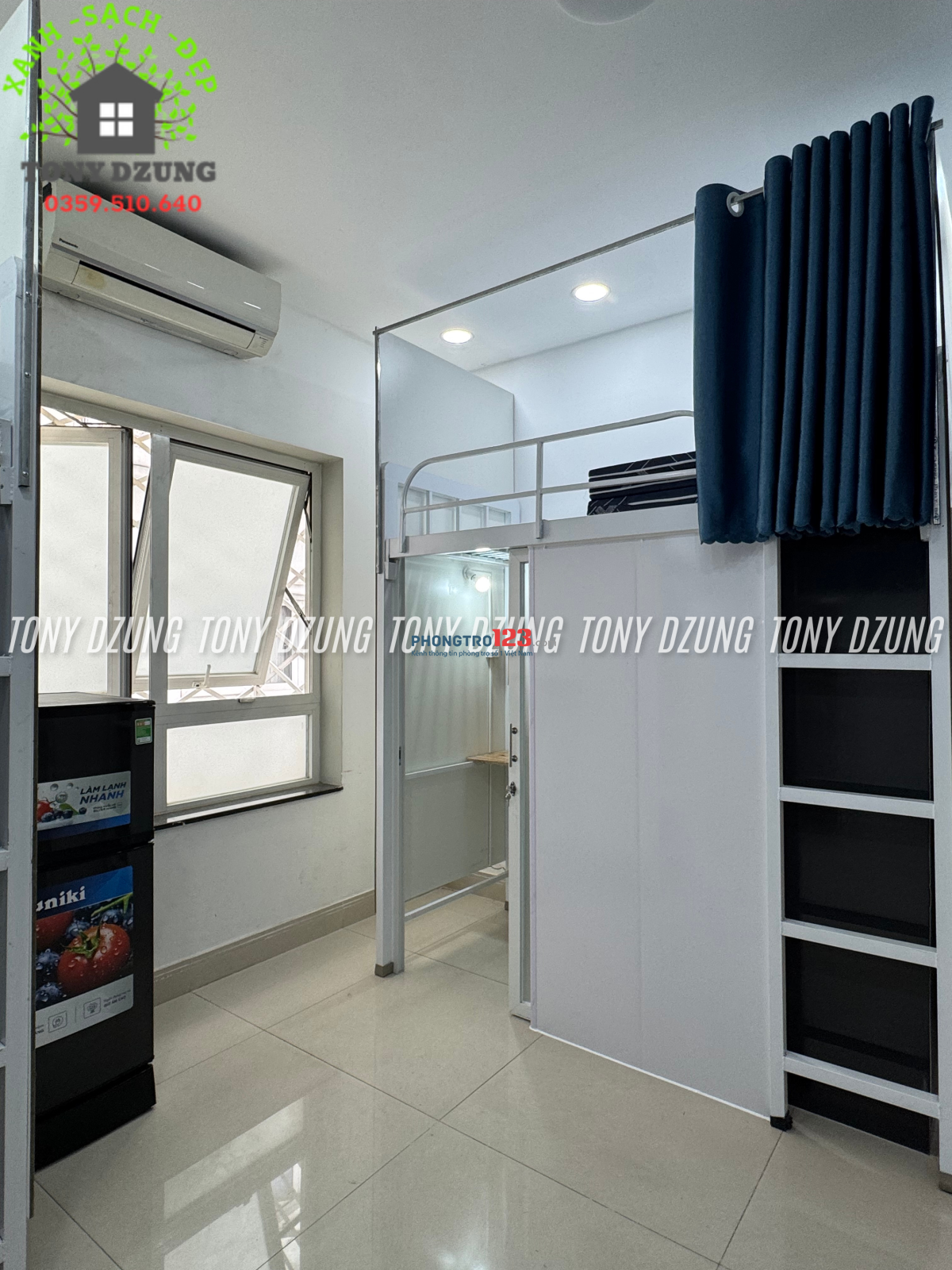 COMPACT MINIDUPLEX XANH - SẠCH - ĐẸP - BAO CHI PHÍ - NGAY VINCOM, EMART PHAN VĂN TRI 200M