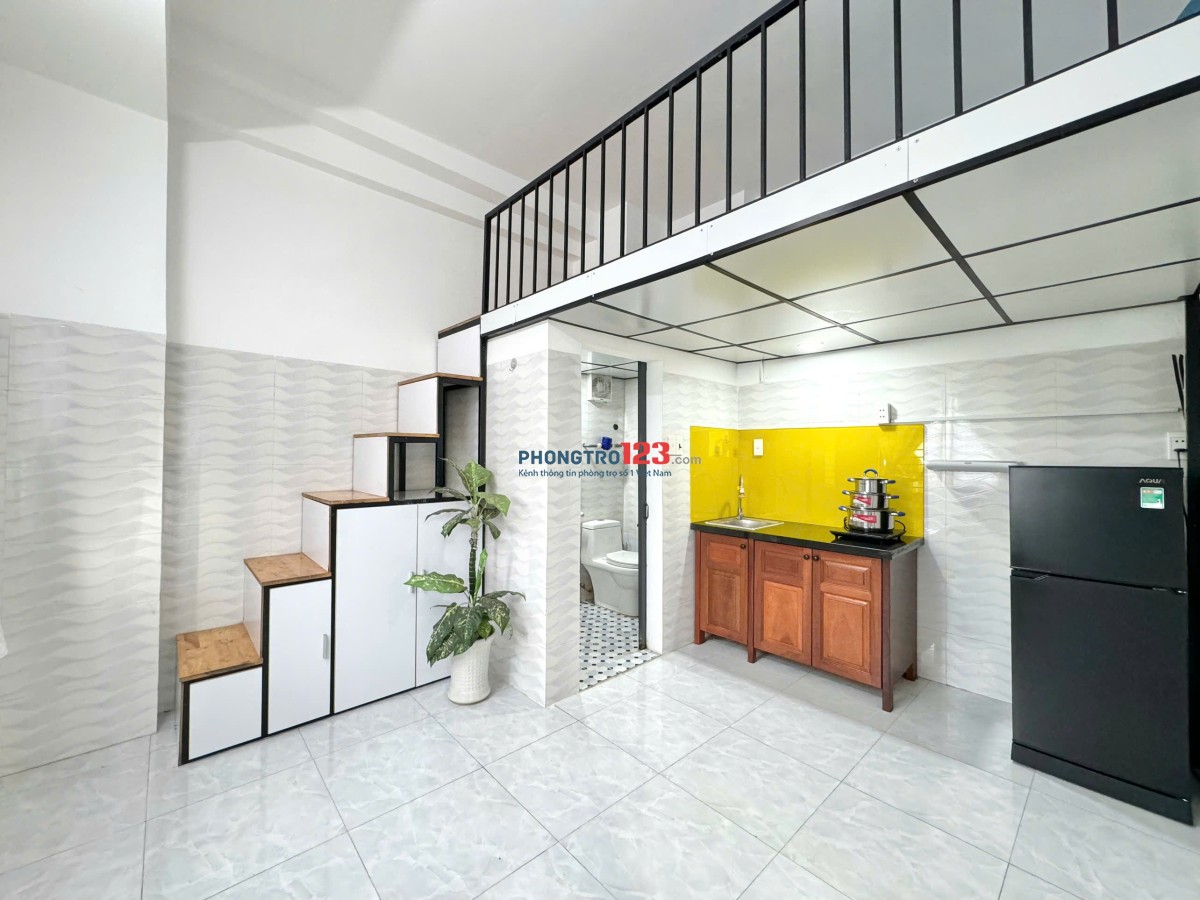 Duplex cửa sổ thoáng full tiện nghi - Bùi Đình Túy gần Học Viện Cán Bộ