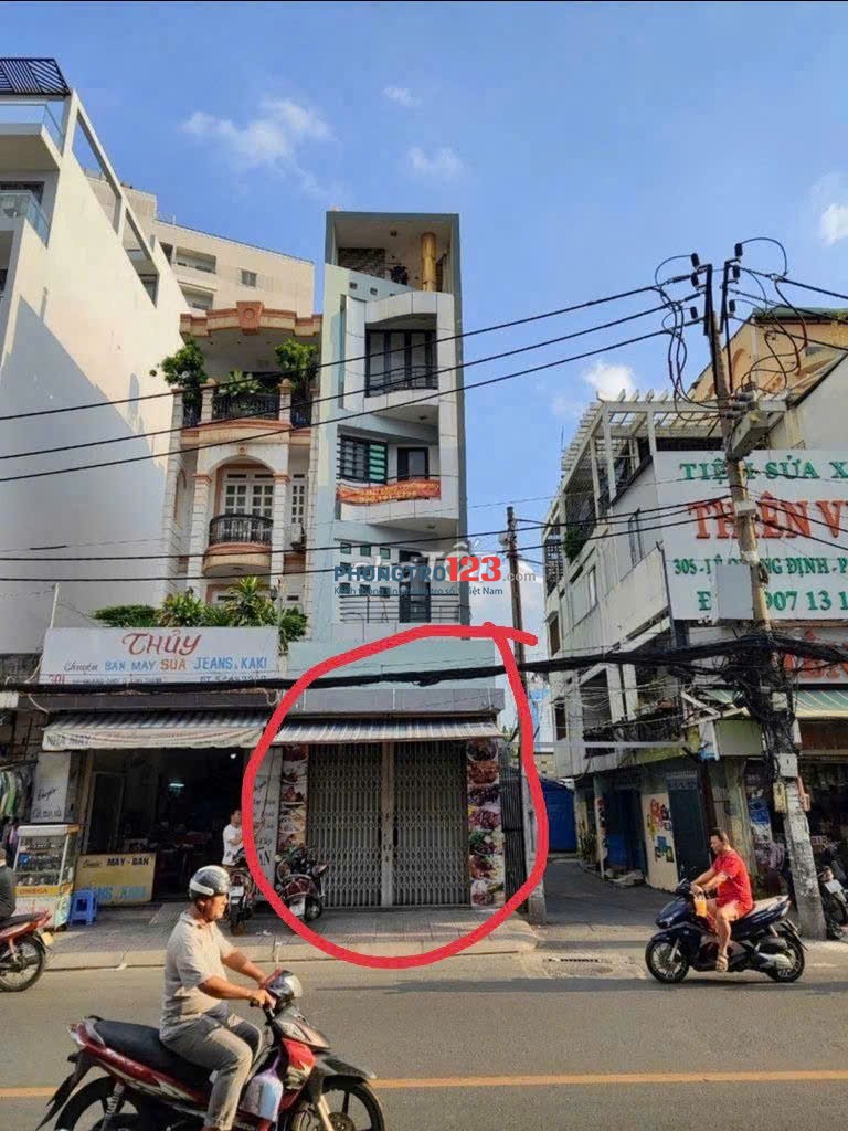 Mặt bằng mặt tiền 30x Lê Quang Định, ngang 4mx3.5m