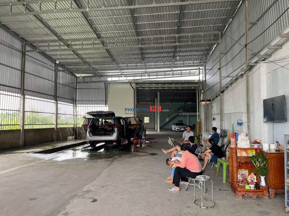 Cho thuê kho, mặt tiền QL50, ưu tiên lâu dài, có sẵn kho