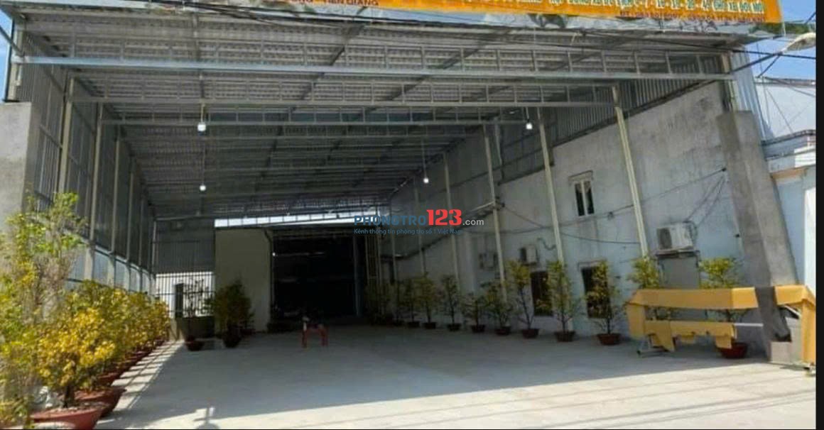 Cho thuê kho, mặt tiền QL50, ưu tiên lâu dài, có sẵn kho