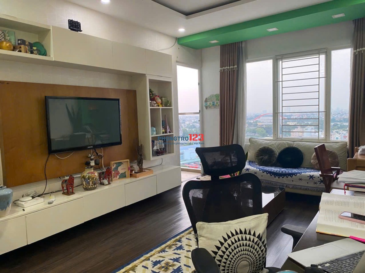 Chung cư Ruby, Nguyễn Sỹ Sách, TB: 10tr/tháng, nhà mới, 90m2, Full NT