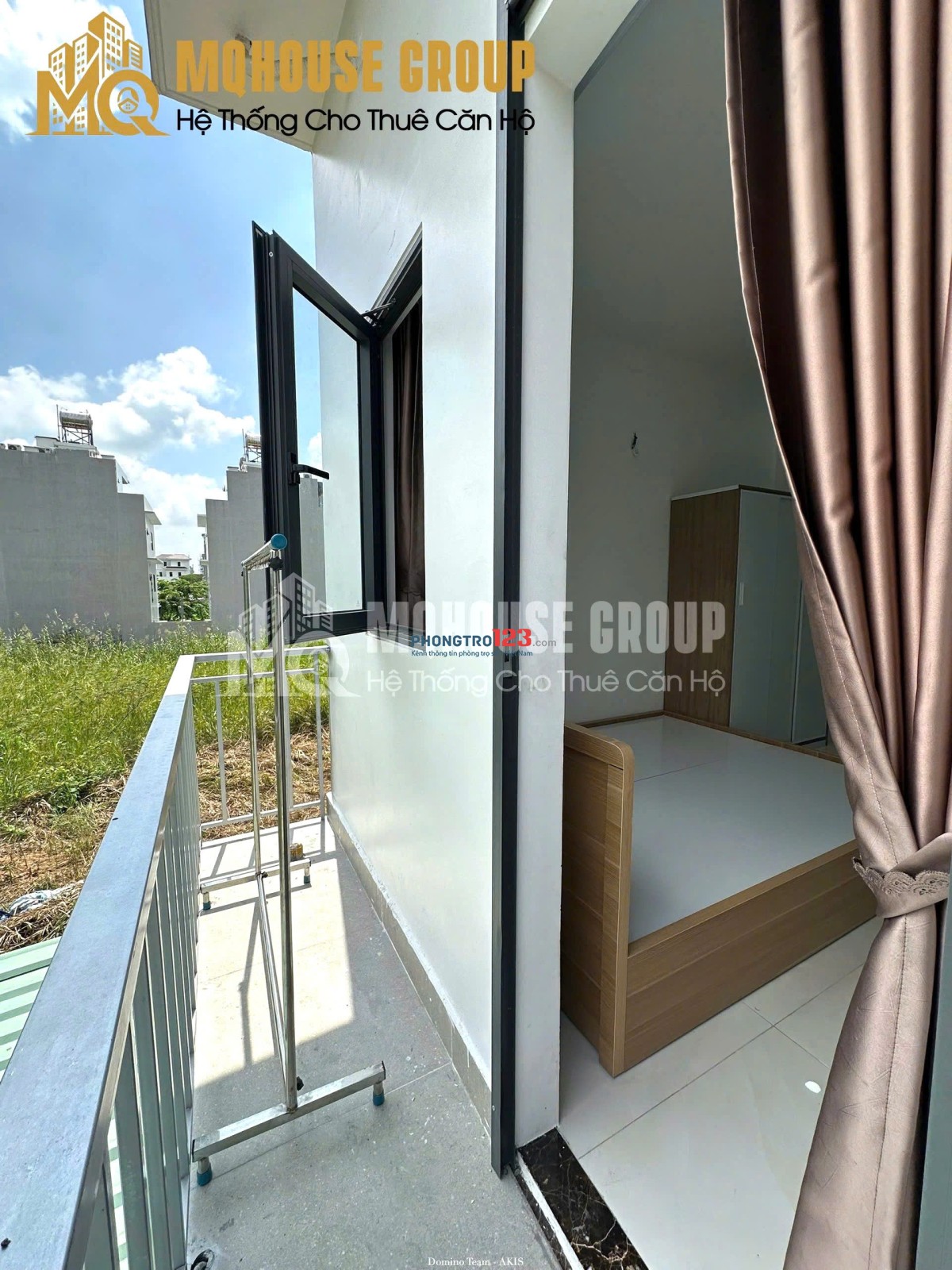  Studio hiện đại, rộng rãi và ngập tràn ánh sáng tự nhiên. Nội thất cơ bản đầy đủ, có bếp riêng.