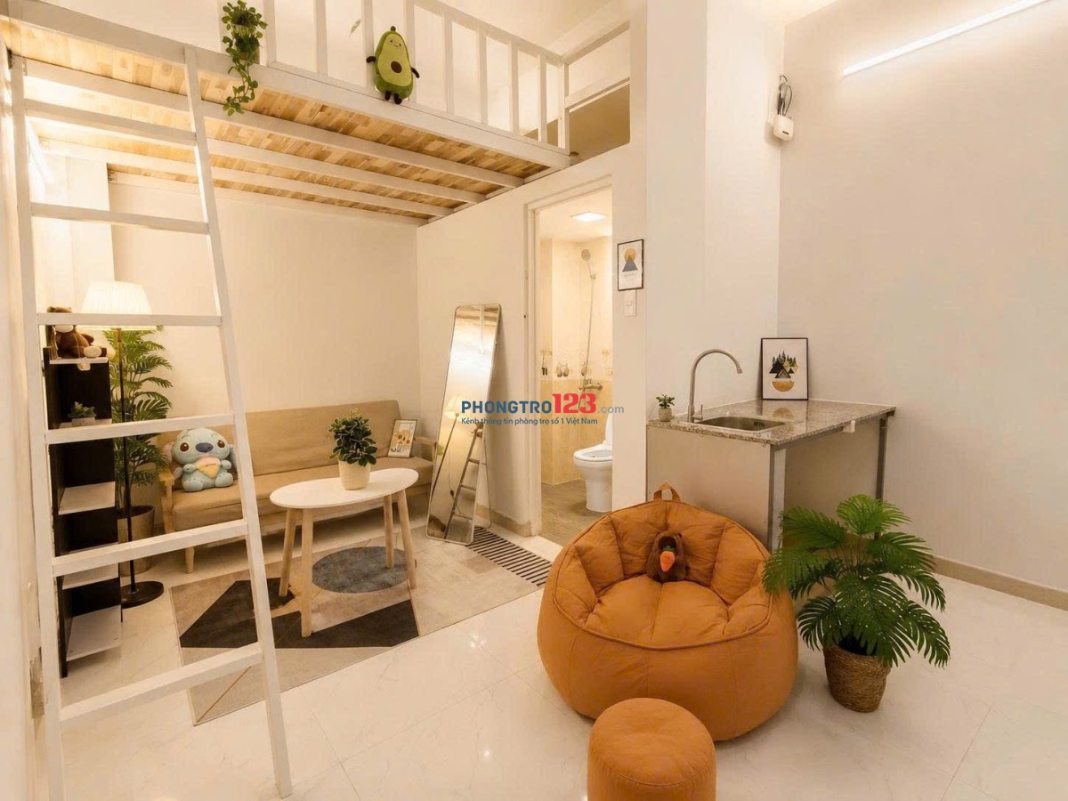 Cho thuê phòng rộng - sạch sẽ - ở 2-3 người - có thang máy - có nội thất