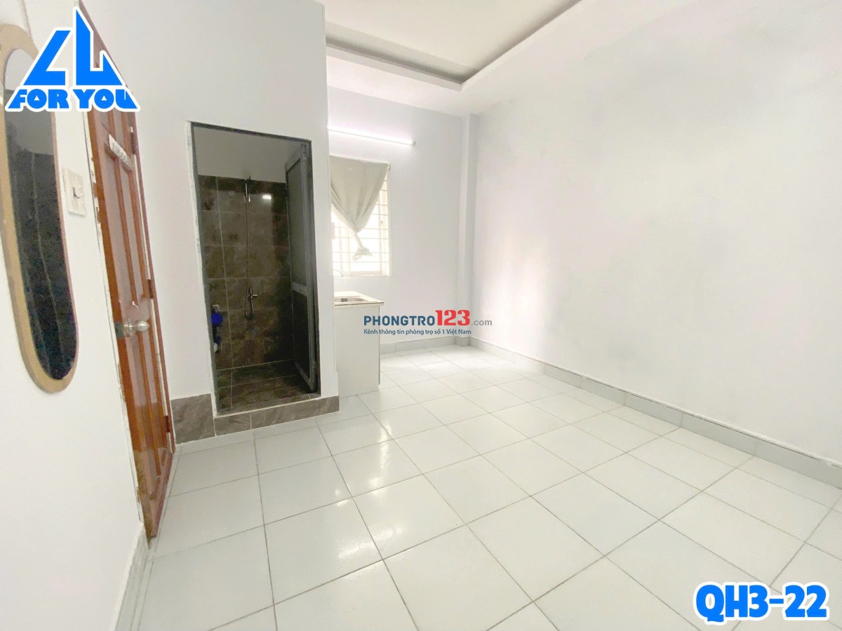 PHÒNG CỬA SỔ NGAY PHAN HUY ÍCH CÓ MÁY LẠNH