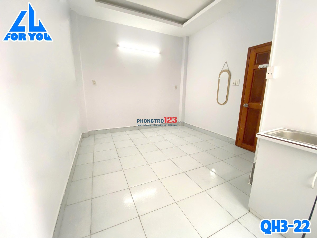PHÒNG CỬA SỔ NGAY PHAN HUY ÍCH CÓ MÁY LẠNH