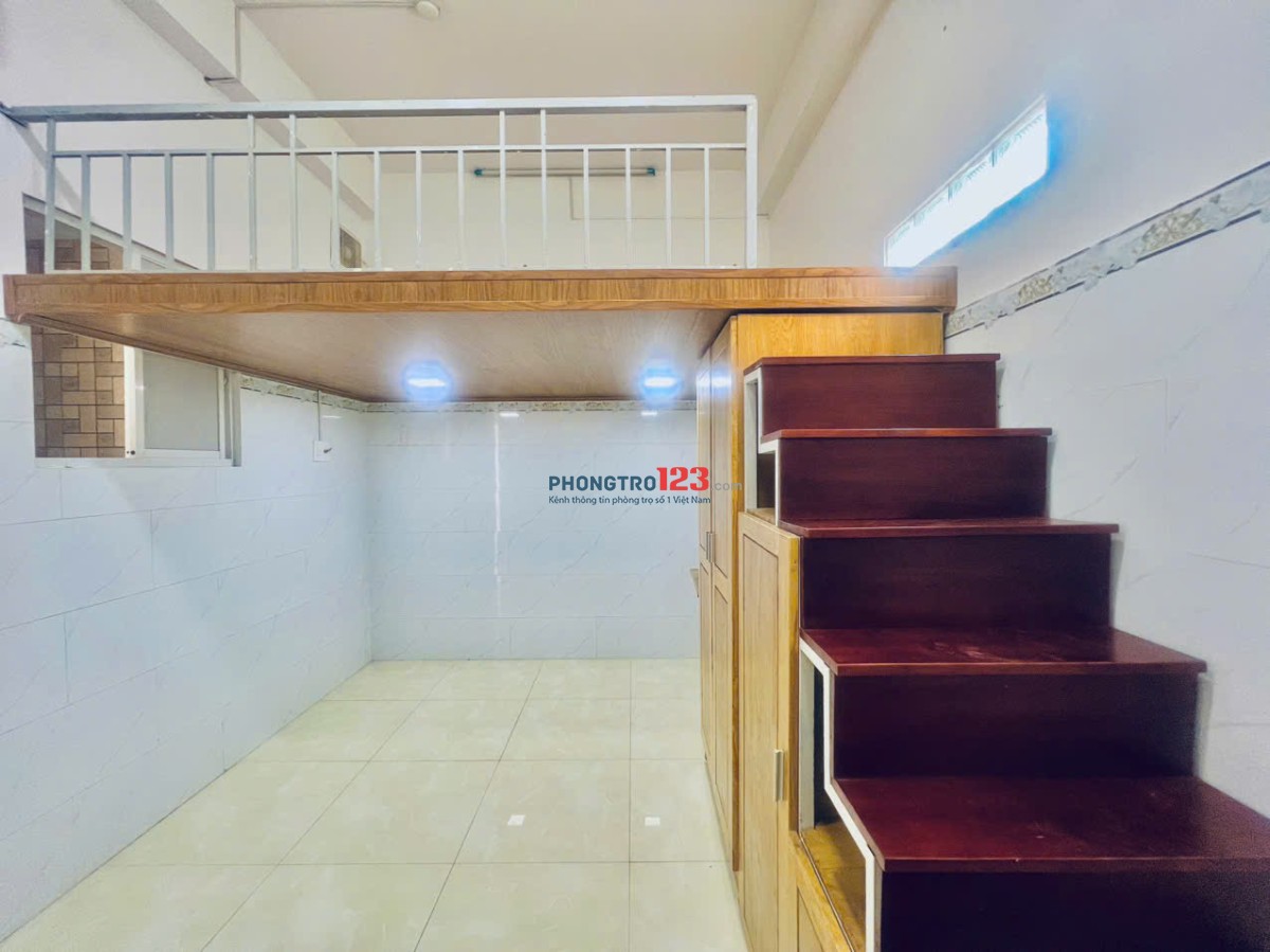 GÁC LỬNG TIỆN LỢI, NỘI THẤT CƠ BẢN, AN NINH 2' ĐI ĐẠI HỌC VĂN HIẾN, CV ĐẦM SEN