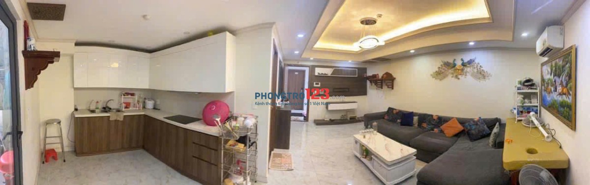 Chung cư Ruby, Nguyễn Sỹ Sách, TB: 2p ngủ, full NT, 90m2, 10tr/th