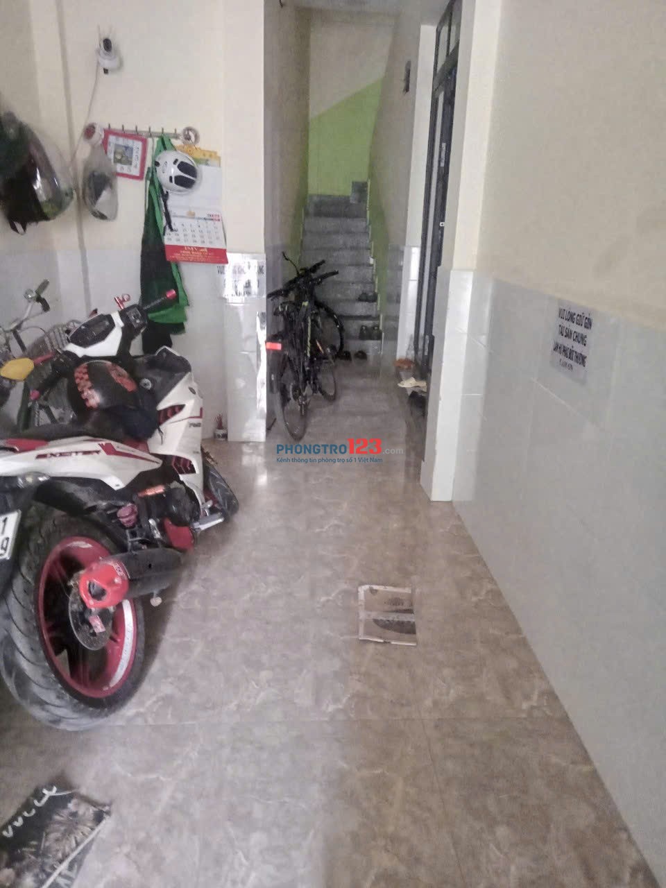 Chính chủ cho thuê phòng trọ có máy lạnh, sân thượng, giờ giấc tự do tại 921/7A Nguyễn Kiệm