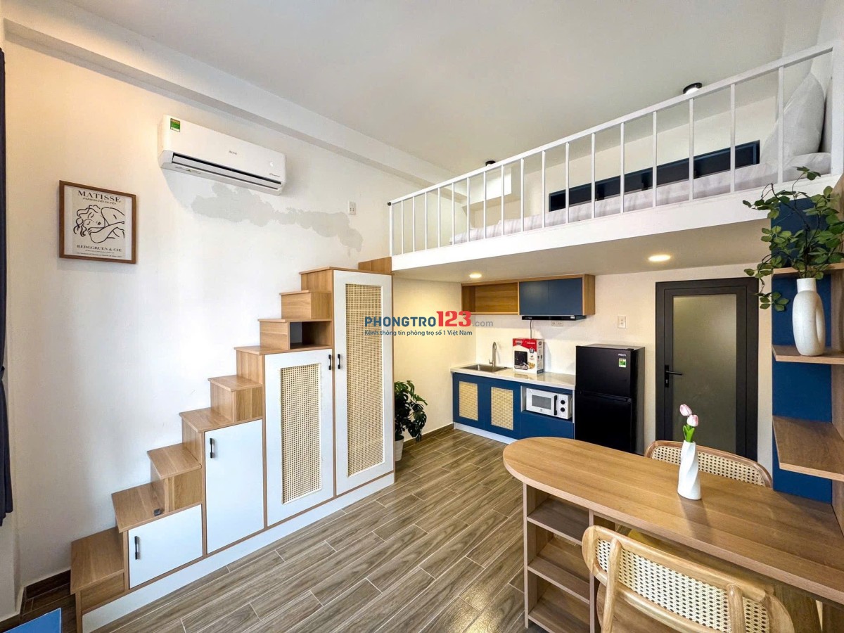 Trống Sẵn CHO THUÊ GÁC FULL Nội Thất - New 100% - Liên Hệ NGAY